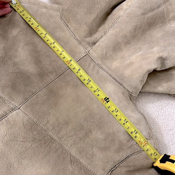 ❤️Danier Suede Leather Jacket with Hoodie - Picture 7 of 8